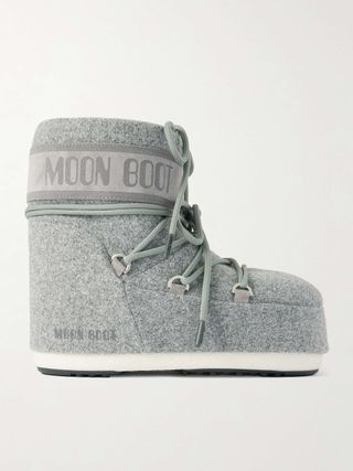 Icon Low Felt and Suede Snow Boots