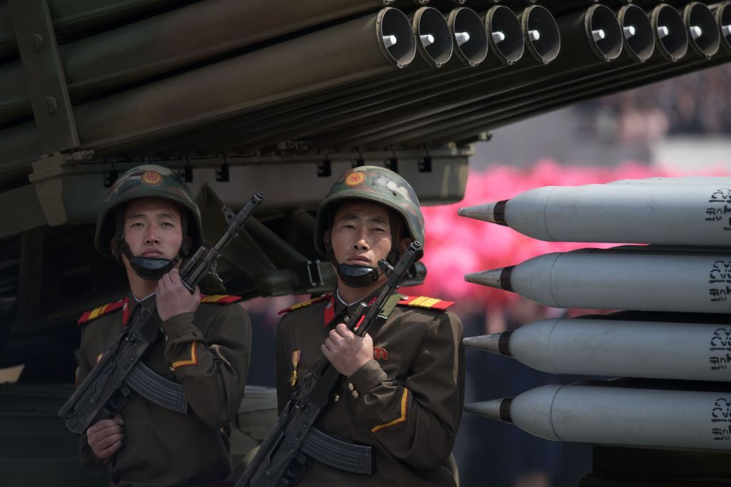 North Korea military parade