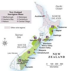 New Zealand map