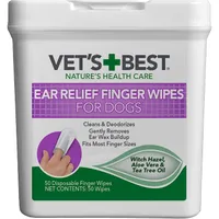 Vet’s Best Ear Relief Finger Wipes at amazon.co.uk Vet’s Best Ear Relief Finger Wipes at amazon.co.uk