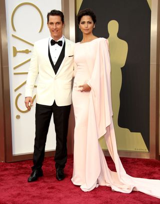 Matthew McConaughey And Camilla Alves At The Oscars 2014