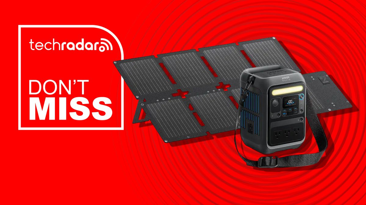 The ultra-compact Anker C300X portable power station with a foldable 60W solar panel can keep the lights and other essentials powered on, and it’s $60 off right now