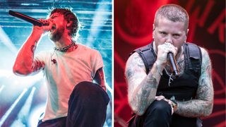 Photos of While She Sleeps and Bury Tomorrow playing live in 2023