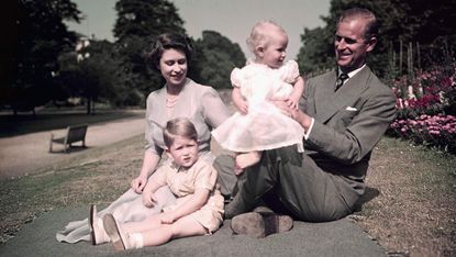 The Queen picnicking with her family at Balmoral