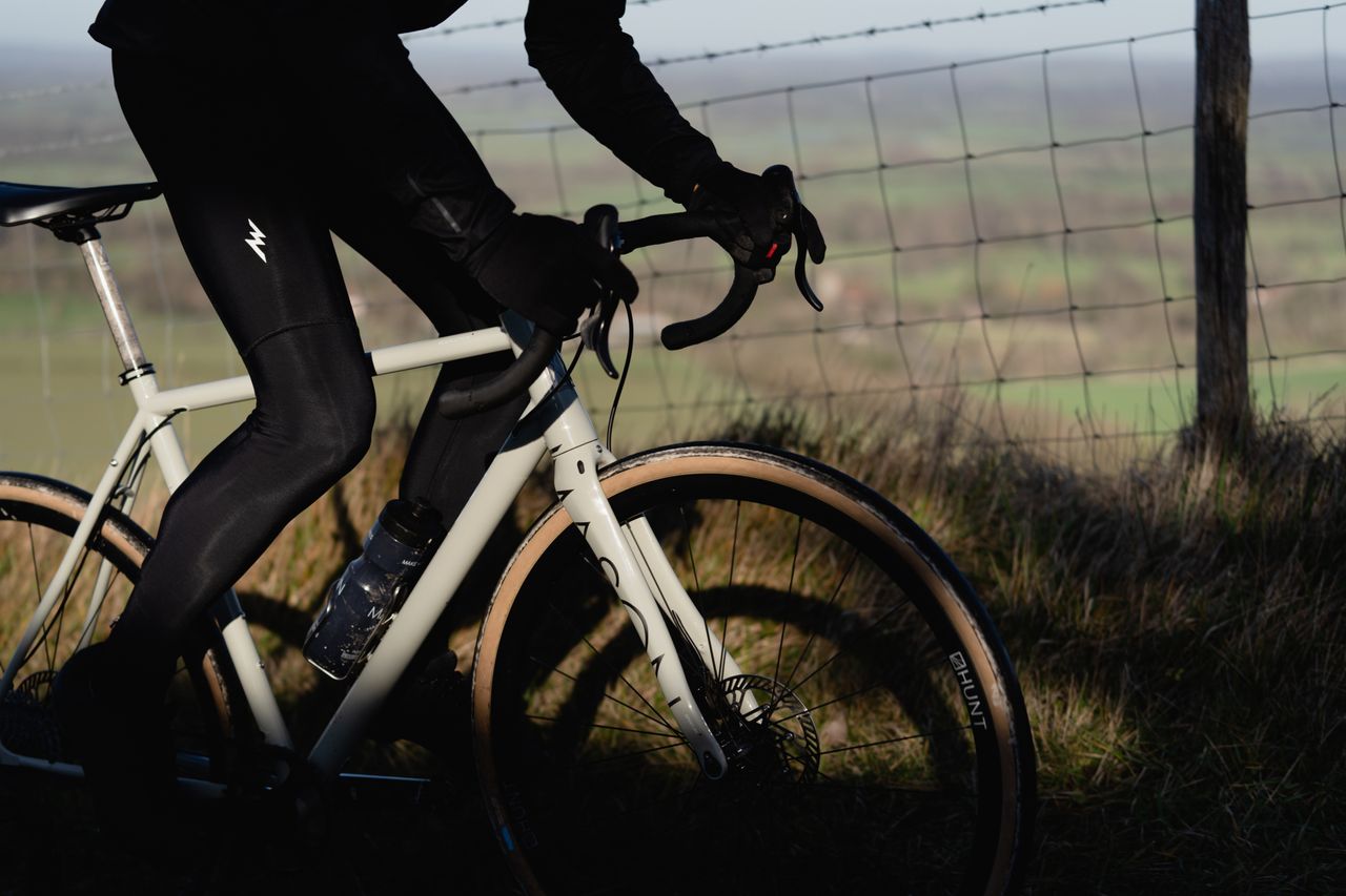 Mason's Columbus steel Resolution road bike in action