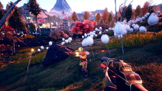 A gameplay screenshot of The Outer Worlds.