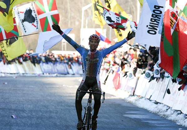 Zdenek Stybar wins the UCI cyclo-cross world championships.