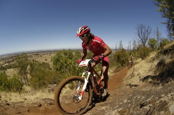 Lachlan Norris dominated for most of the early laps.