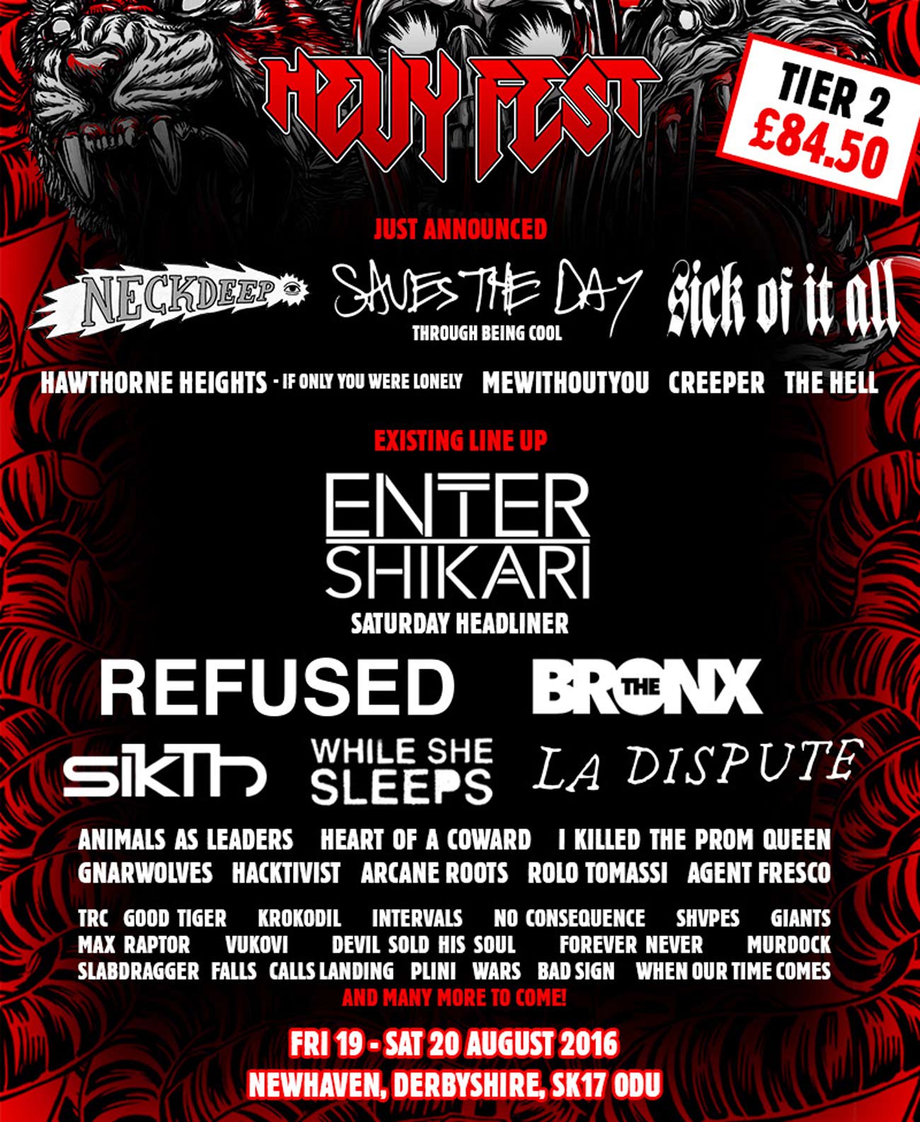 Neck Deep, Sick Of It All confirmed for Hevy Fest 2016 | Louder