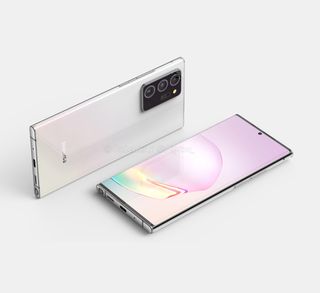 El nuevo Samsung Galaxy Note 20 Plus según renders de modelos presuntamente filtrados