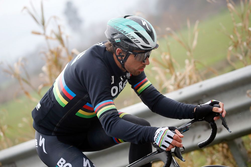 Peter Sagan early in the stage at Tirreno-Adriatico