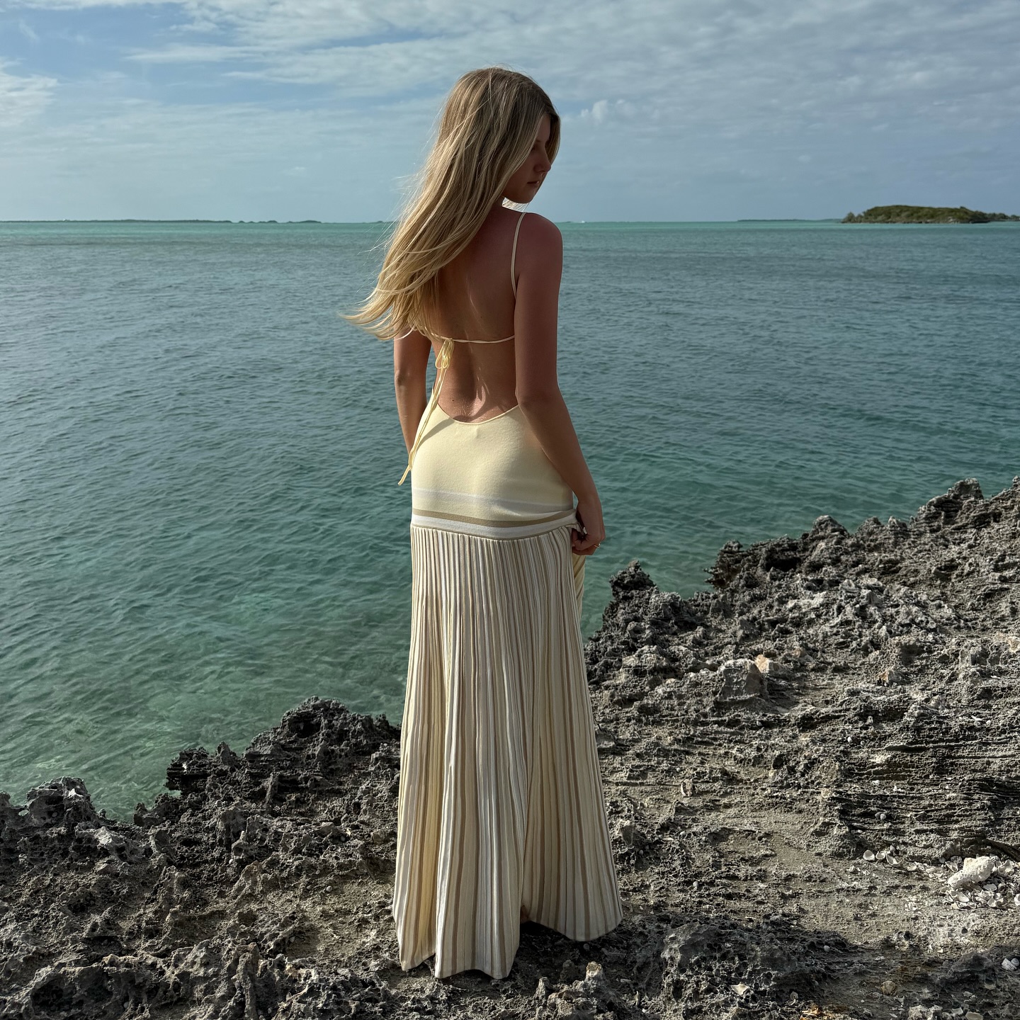 An image of @caitlinburnhamm wearing a Faithful The Label dress, an Australian fashion brand to know.