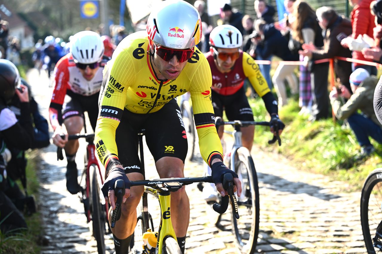 Wout van Aert, aero helmet, Omloop het Nieuwsblad 2025