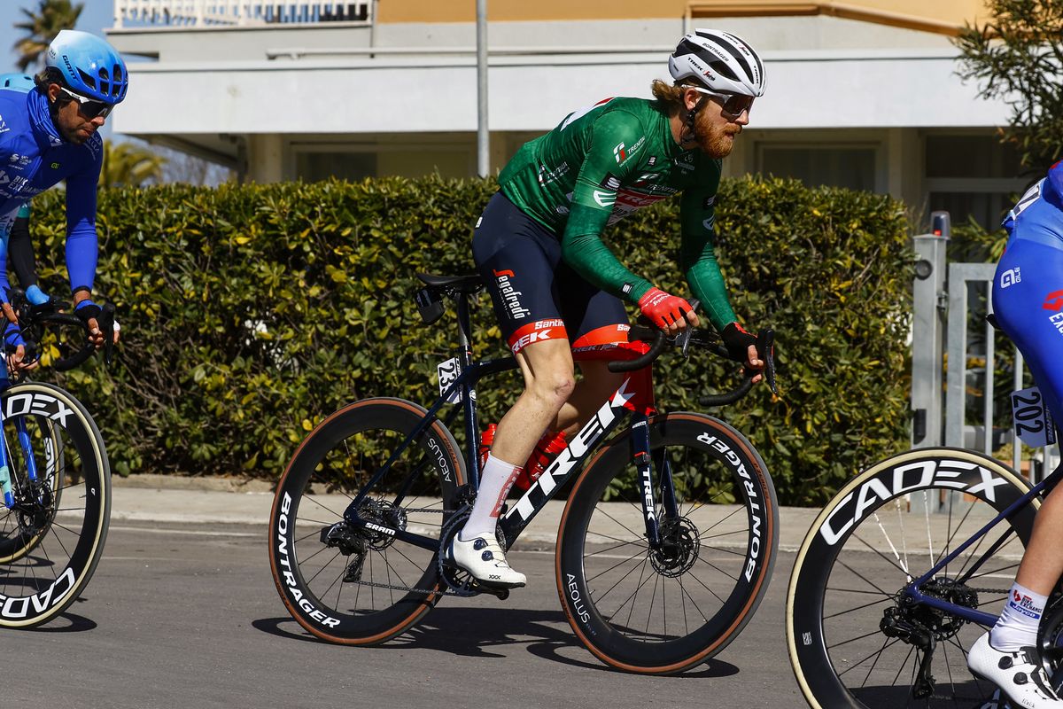 Tirreno Adriatico 2022 - 57th Edition - 7th stage San Benedetto del Tronto - San Benedetto del Tronto 159km - 13/03/2022 - Quinn Simmons (USA - Trek - Segafredo) - photo Luca Bettini/SprintCyclingAgency&Acirc;&copy;2022