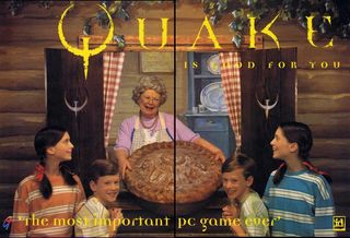 Quake magazine ad