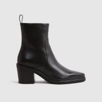 Sienna Leather Heeled Western Boots | Was £228 now £88