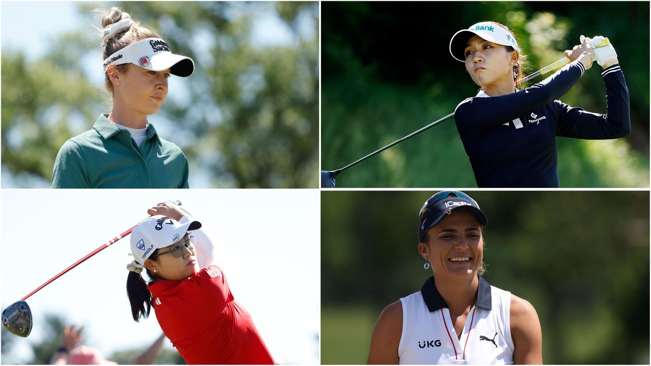 Nelly Korda, Lydia Ko, Rose Zhang and Lexi Thompson