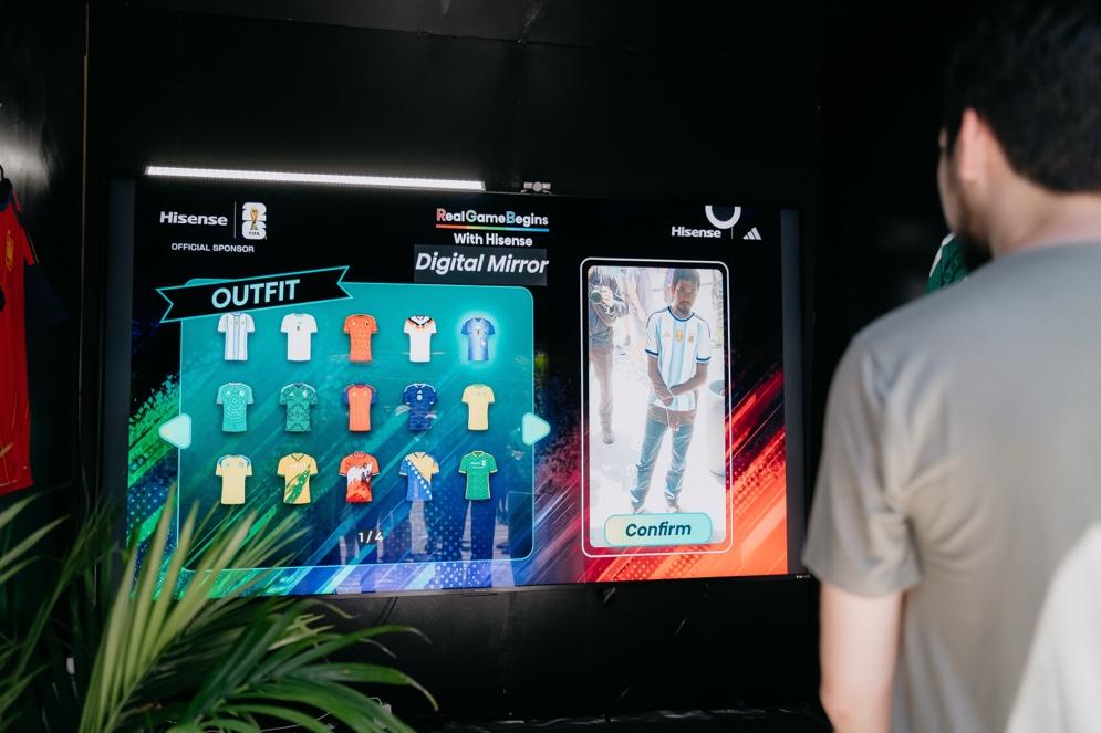 Hisense sponsors the FIFA World Cup games for the third consecutive year.