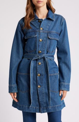 '70s Belted Denim Jacket