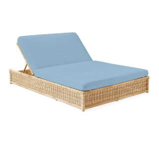 outdoor double chaise