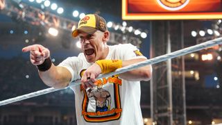 John Cena enters the ring during Survivor Series at Petco Park on November 29, 2025 in San Diego, California.