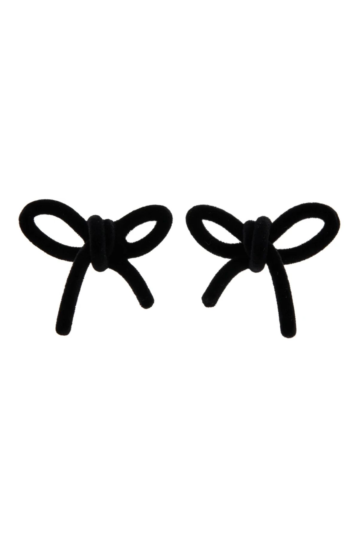 SHUSHU/TONG Black YVMIN Edition Bow Earrings