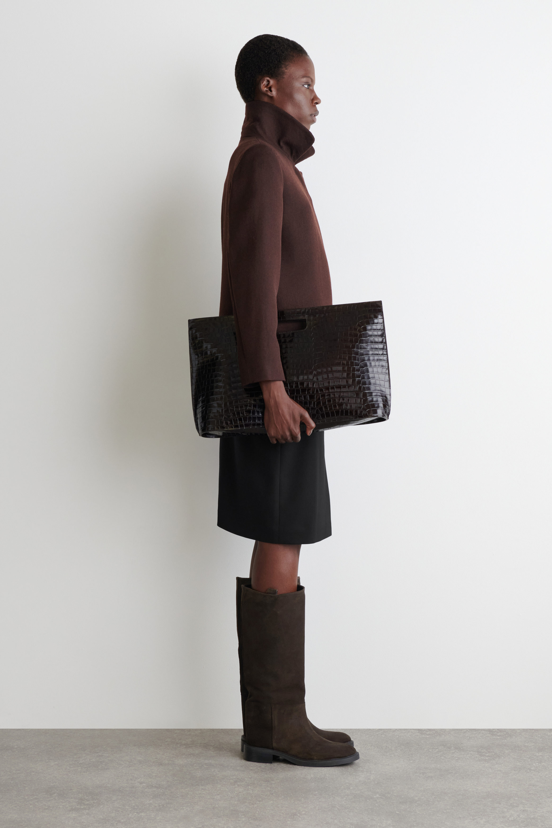 Suede Riding Boots