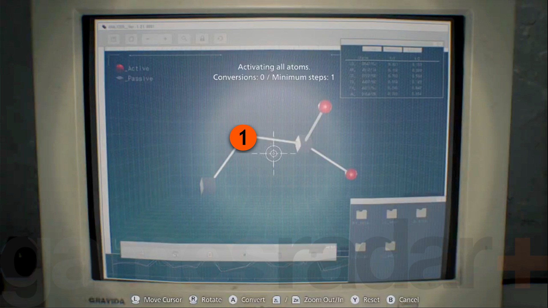 How to solve the purple sample analyzer in resident evil requiem