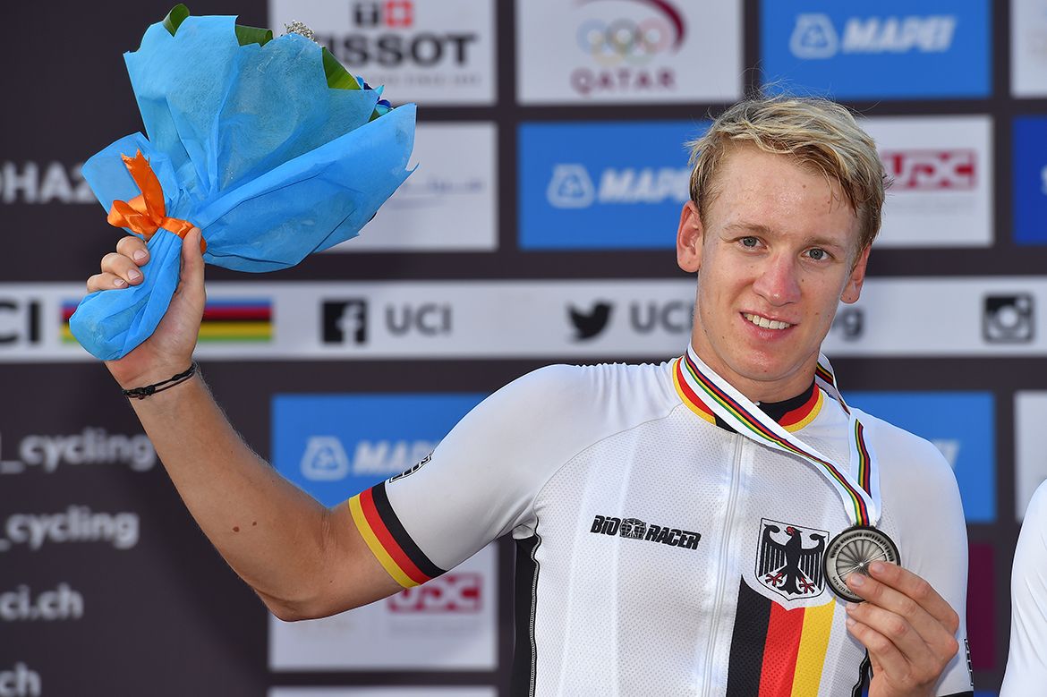 Germany's Pascal Ackermann was the U23 silver medalist at Worlds
