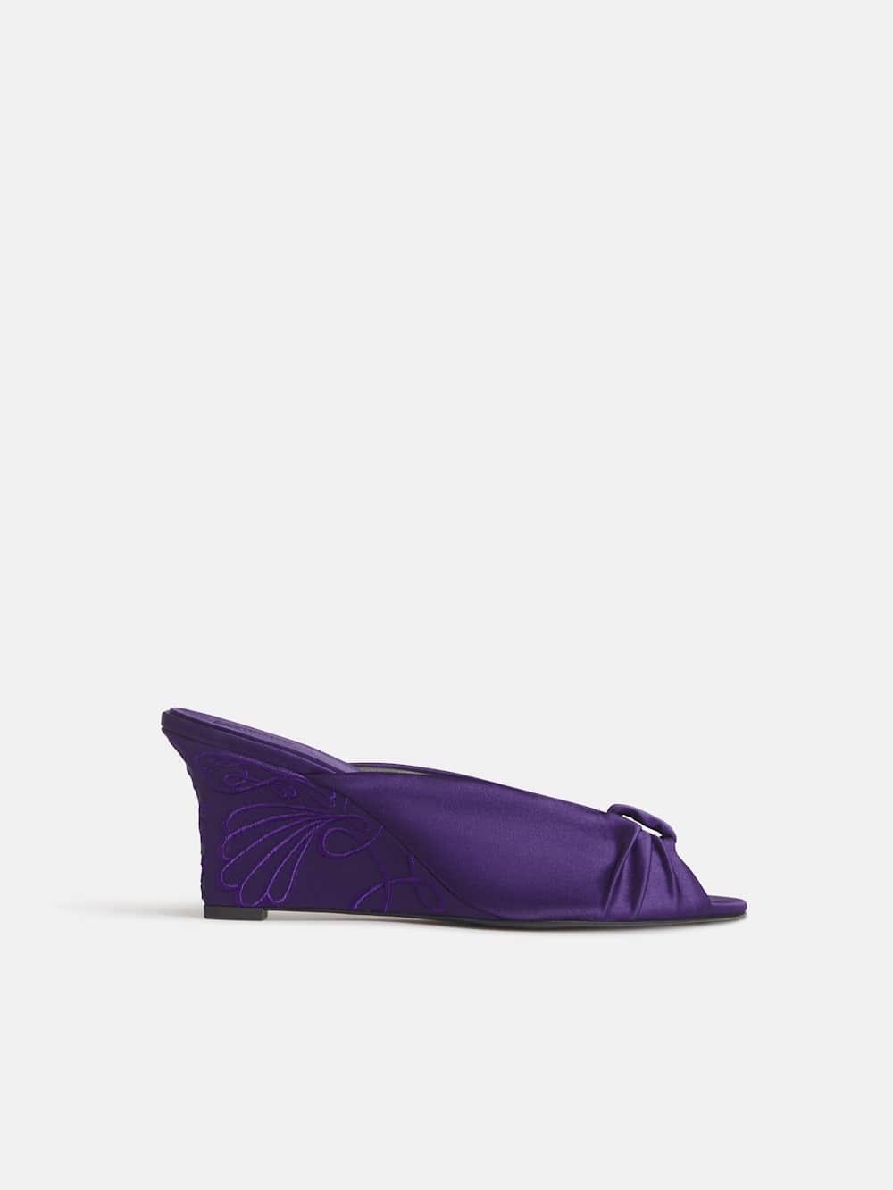 Enya Satin Wedge Sandal