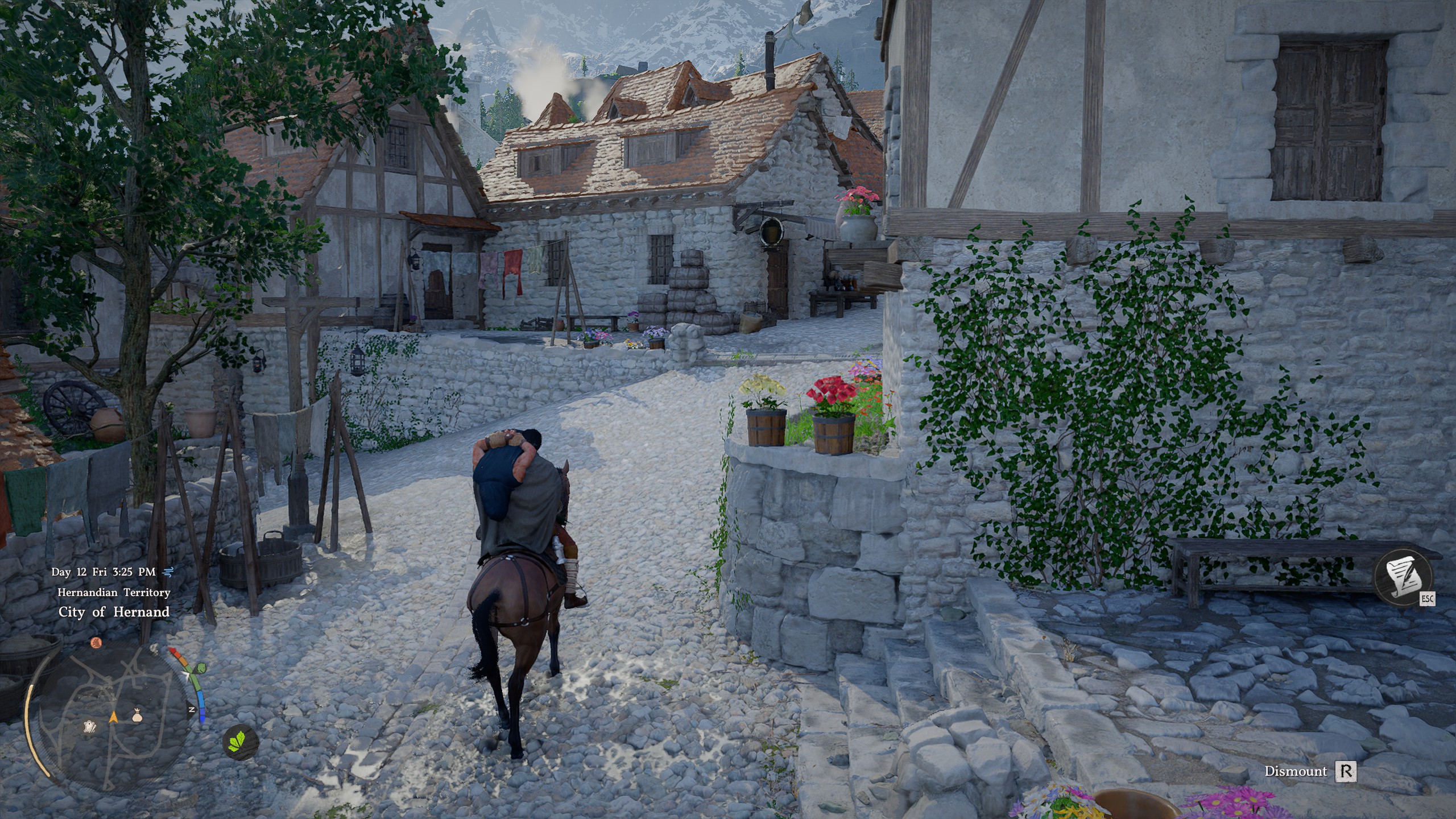 Crimson Desert bounty on horse