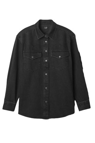 Denim Western Shirt Jacket