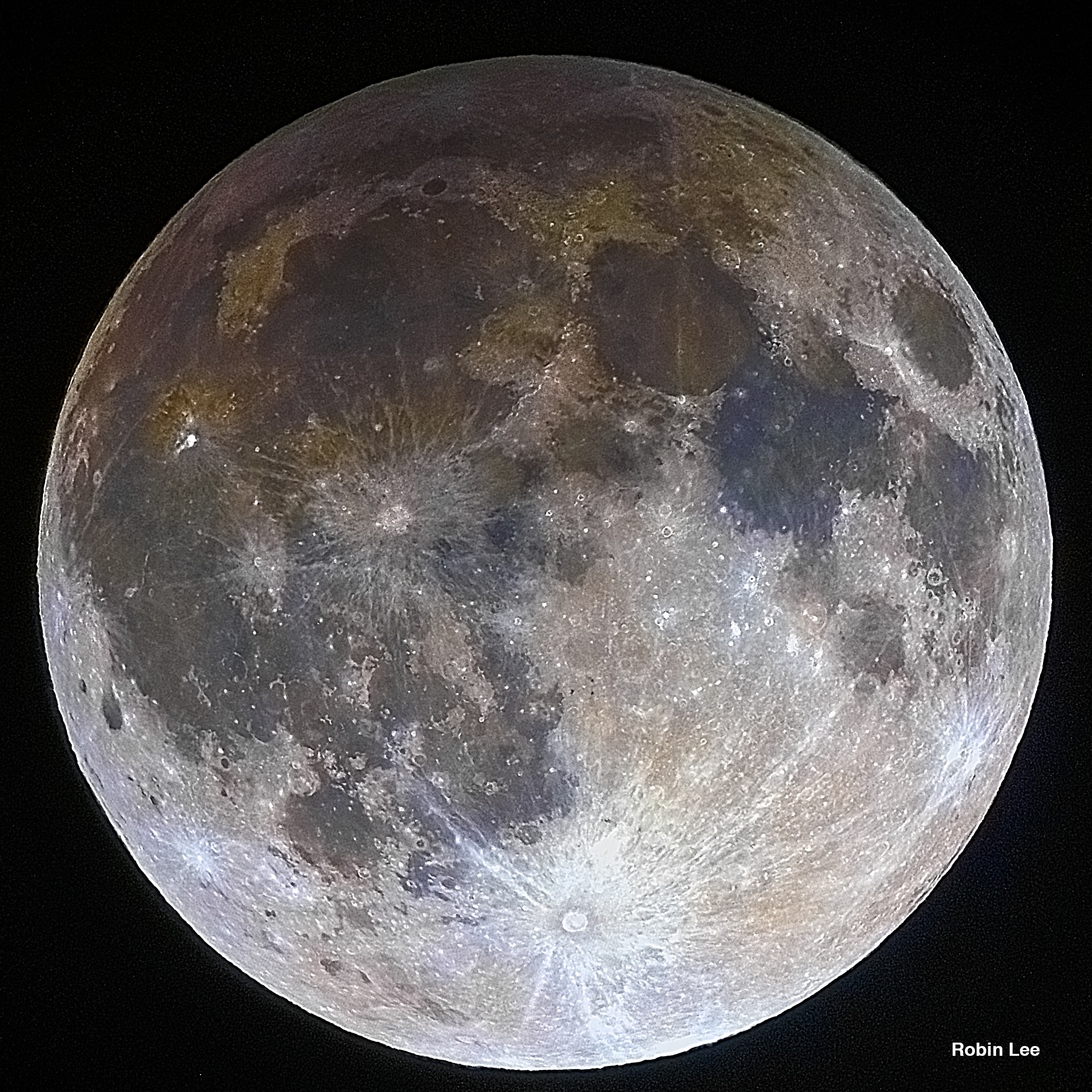 A penumbral lunar eclipse by Robin Lee