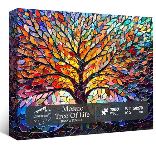 1000 Piece Mosaic Tree of Life Jigsaw Puzzle