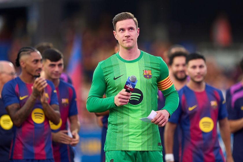 Marc-Andre ter Stegen has not played for Barcelona this season