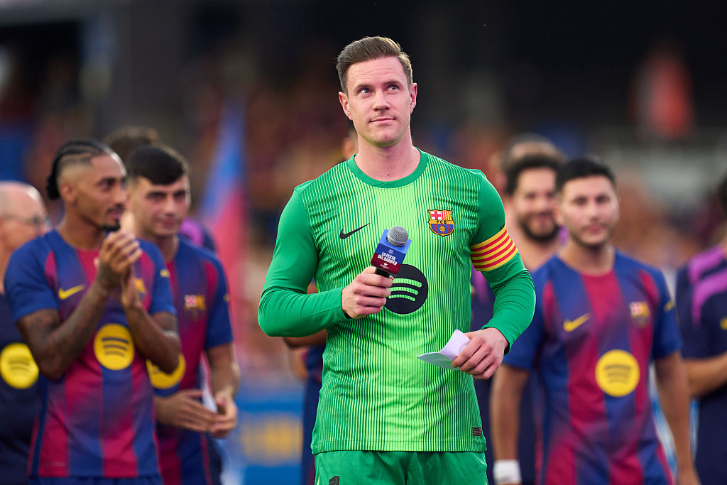 Marc-Andre ter Stegen has not played for Barcelona this season