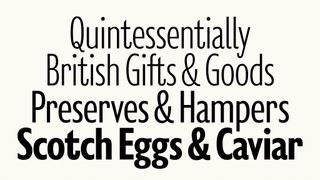 Typography created for Fortnum &amp; Mason