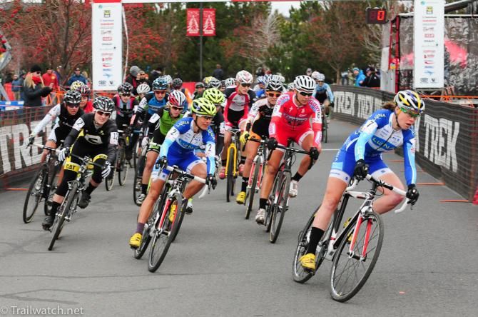 Elite Women&rsquo;s start is won by Georgia Gould (Luna Pro Team)