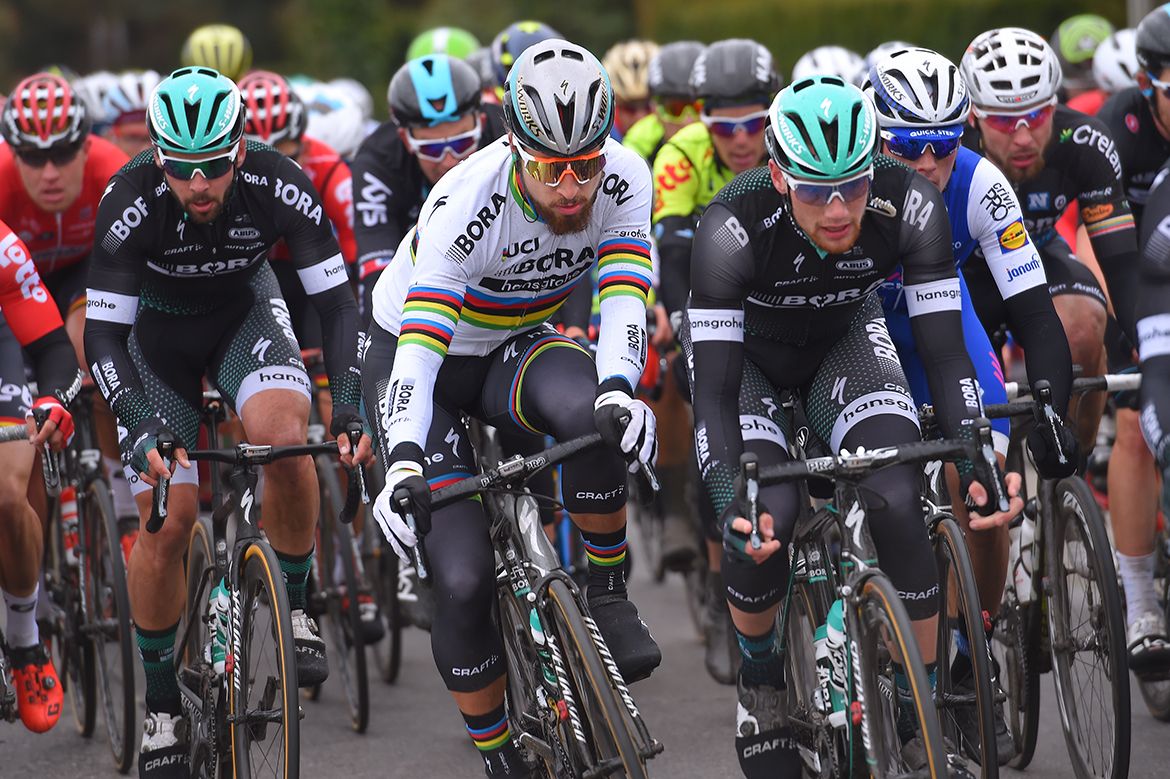 The racing heats up at Kuurne-Brussel-Kuurne.