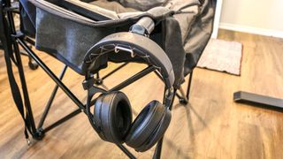 The headphone holder on The Folding Gaming Chair
