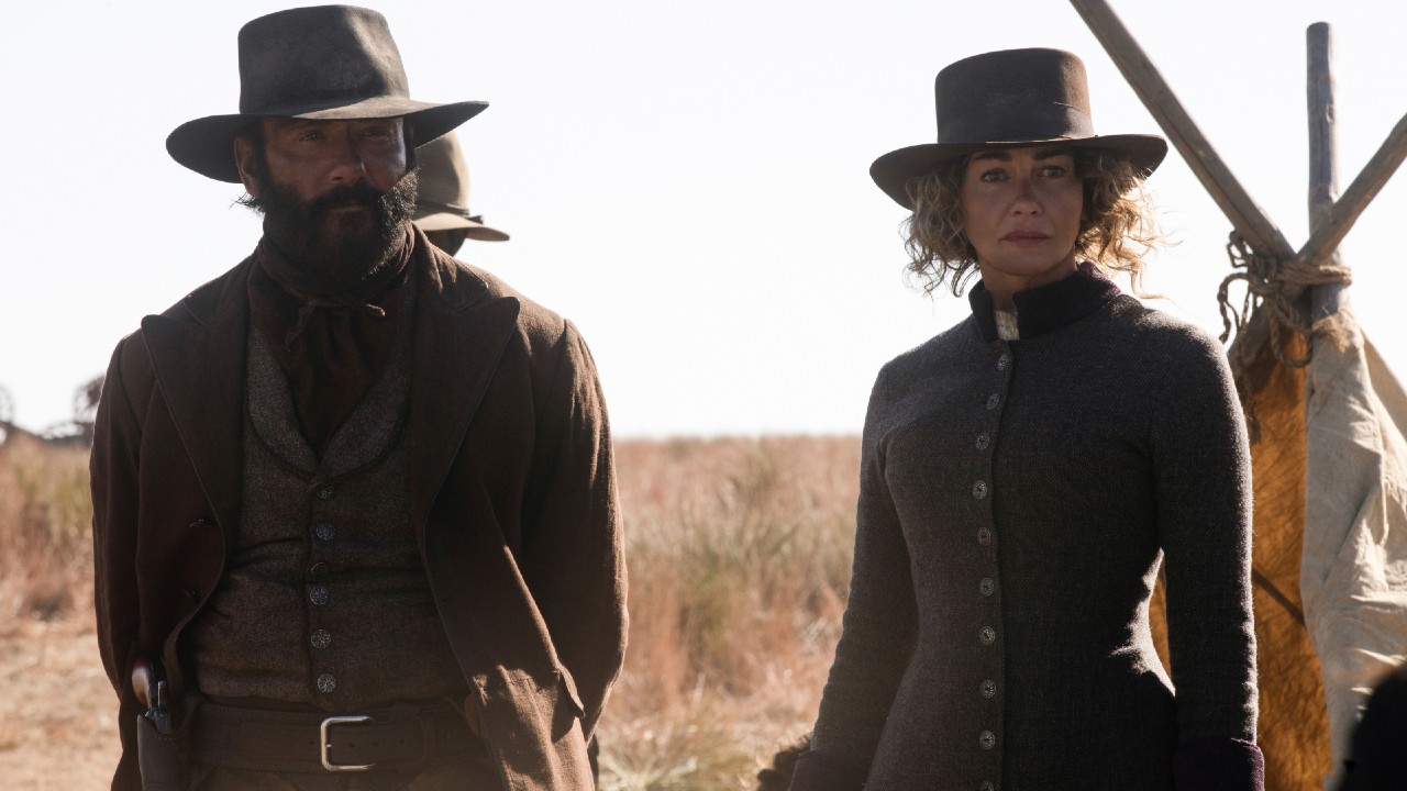 Tim McGraw as James and Faith Hill as Margaret in 1883.