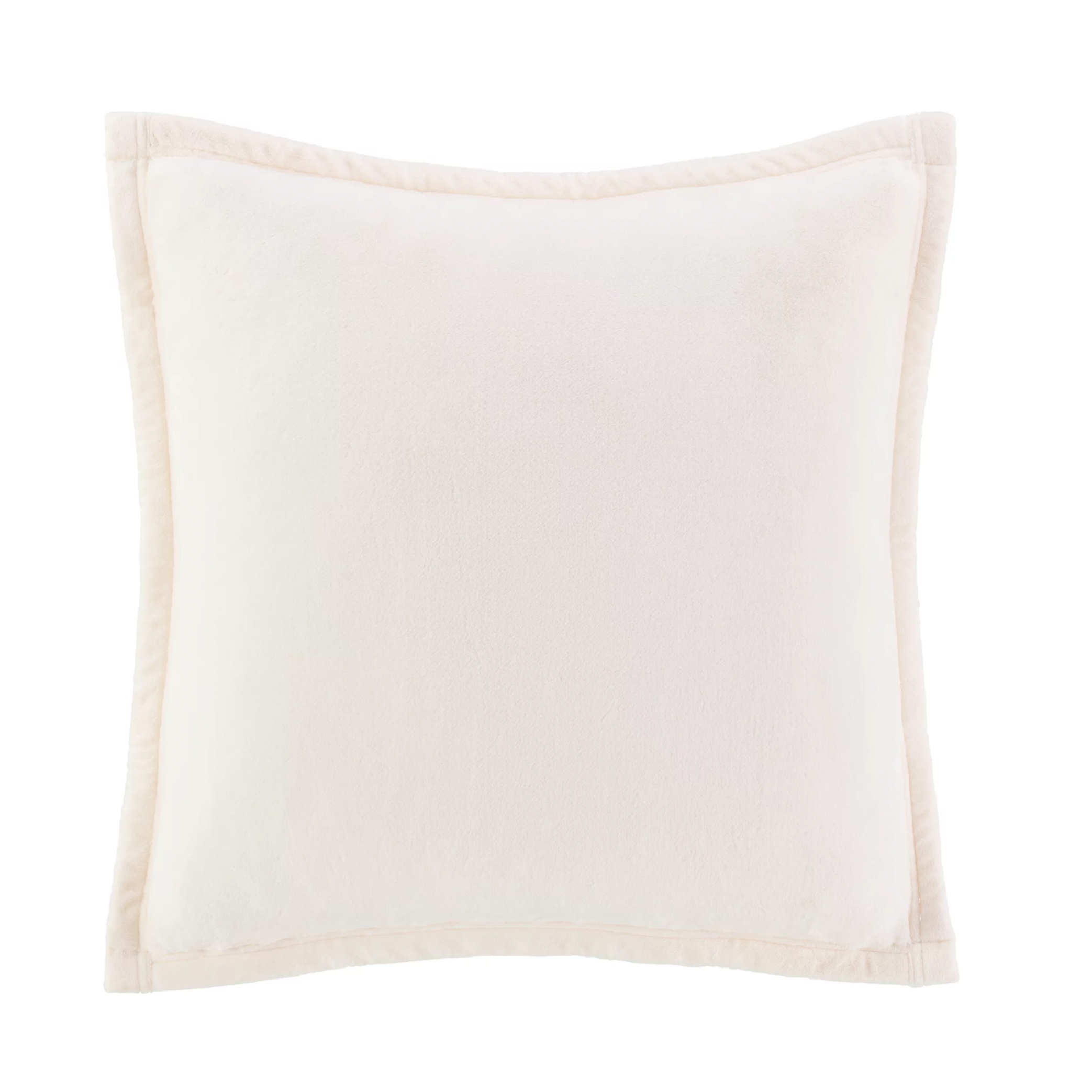 An UGG throw cushion in cream