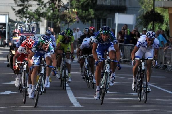 It was a close sprint for second