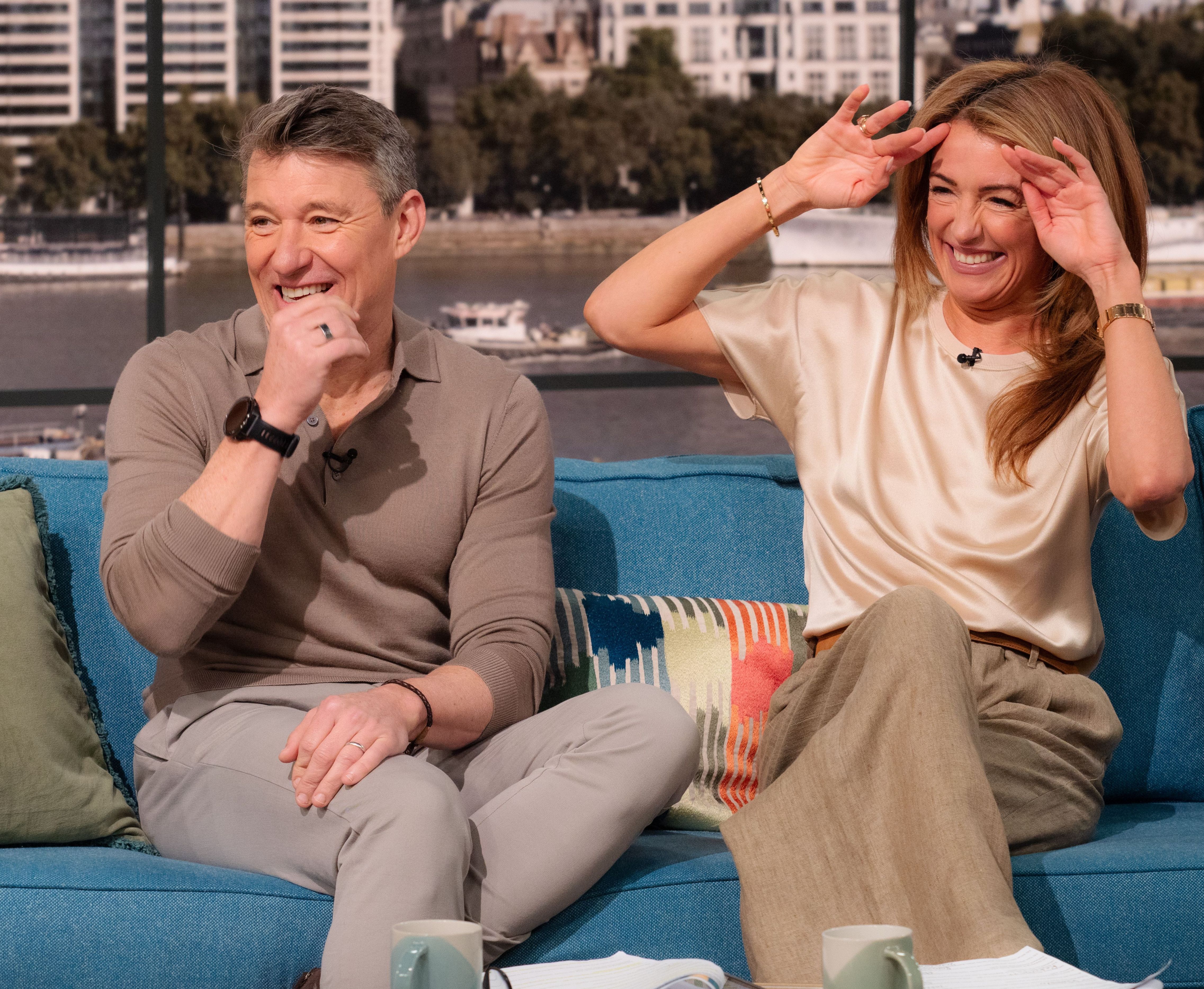 Ben Shepard and Cat Deeley