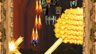 Best Saturn games - a bunch of robots shooting at each other on an alien planet during Radiant Silvergun.