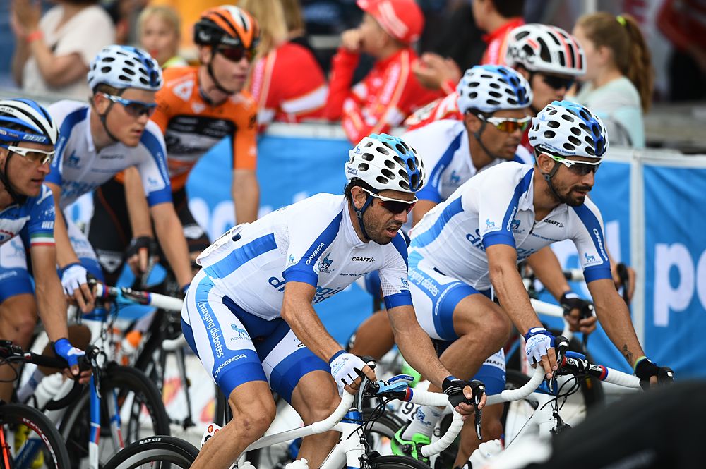Novo Nordisk during stage 6 at the Tour of Denmark