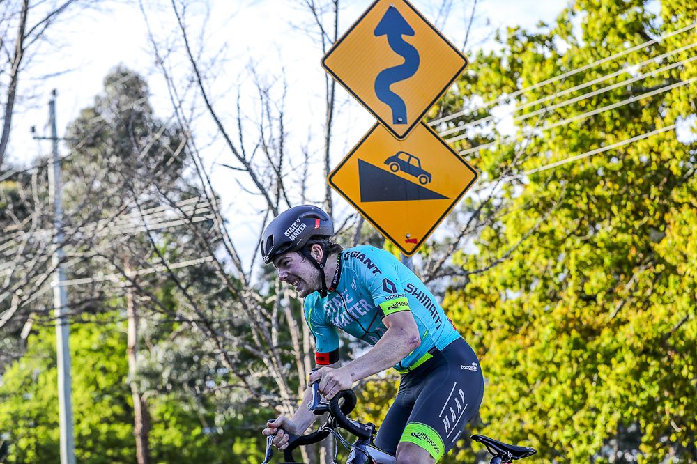 This unofficial profile shows the steepness of the Tour of Tasmania prologue