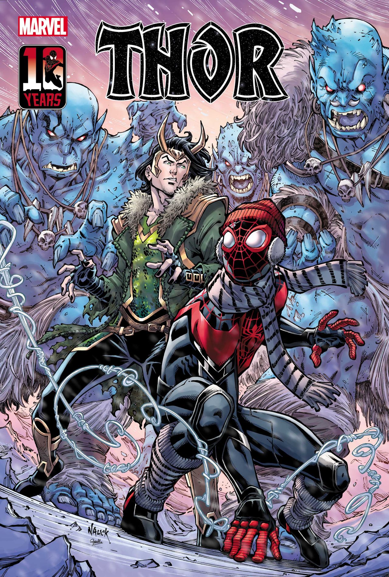 Miles Morales 10th Anniversary variant covers