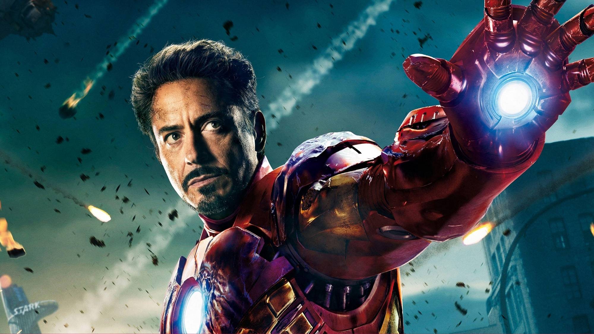 Robert Downey Jr. as Iron Man / Tony Stark in "The Avengers" movie (2012)