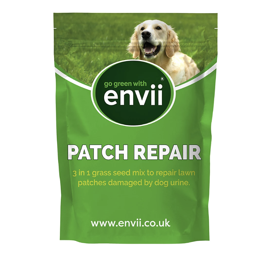 envii Patch Repair Fast Growing Grass Seed Mix Repairs Damaged Lawn Patches by Dogs Urine